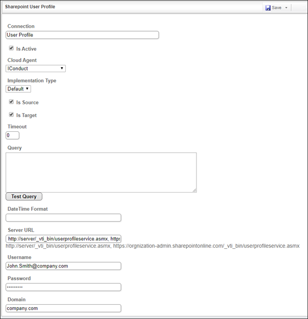 Sharepoint User Profile